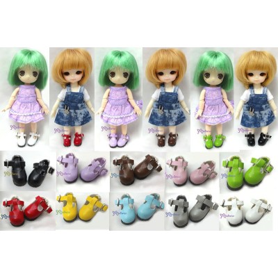 SBB002PNK Hujoo Baby Obitsu 11cm Body Maryjane Doll Shoes Pink ~ LAST ONE ~ 